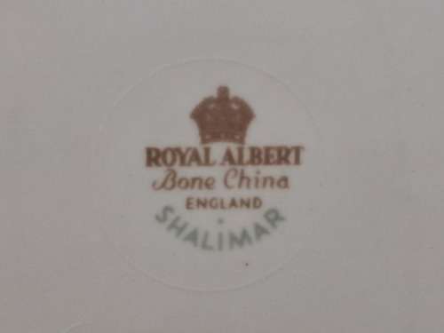 Vintage Royal Albert Shalimar cake plate 161mm (12 available)