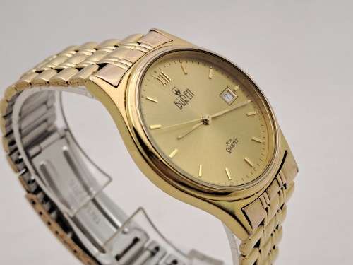 1994 Buren 1509 5ATM Swiss Made Quarts Mens watch- working -Engraved WSAVA Congress 1994