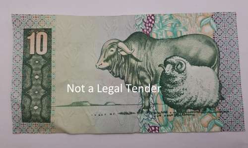 1985  South Africa 10 Rand Note (GPC de Kock)