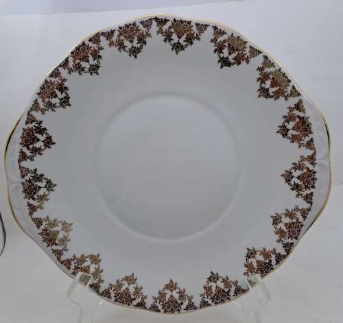 Vintage Queen Anne Bone China H476 Cake Plate made in England 265mmx243mm