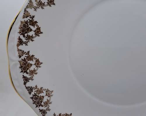 Vintage Queen Anne Bone China H476 Cake Plate made in England 265mmx243mm