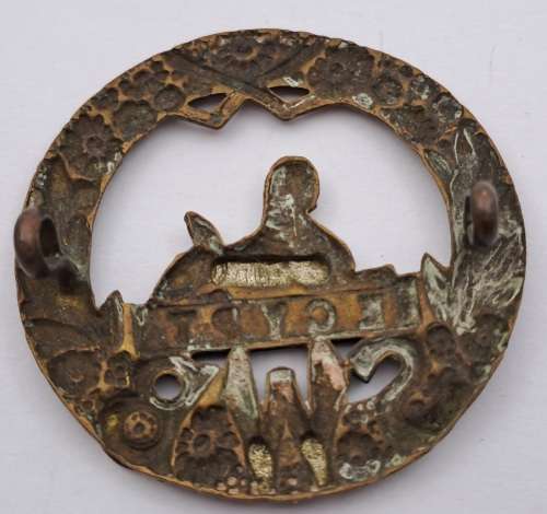 Original WW1 South Wales Borderers SWB Regiment Cap Badge 42x43mm