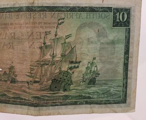 1975-1976   South Africa 10 Rand English - Afrikaans (T.W. de Jongh)