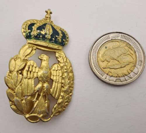 WW2 (World War 2) Italian Royal Air Force Cap Badge  54x31mm