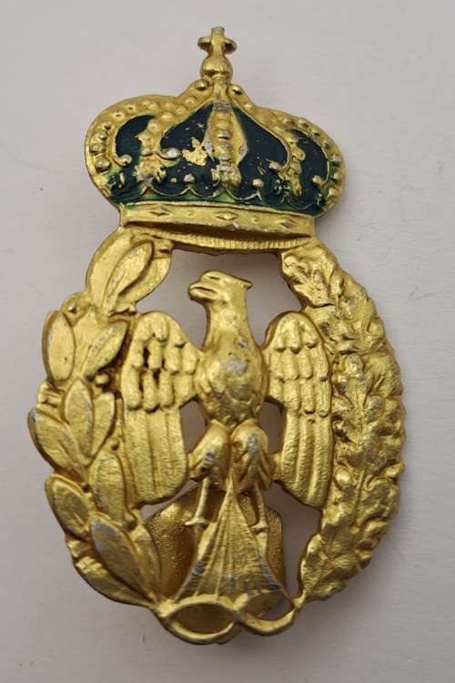 WW2 (World War 2) Italian Royal Air Force Cap Badge  54x31mm