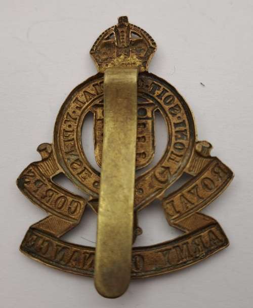WW2 Royal Army Ordnance Corps RAOC Cap Badge 53x40mm