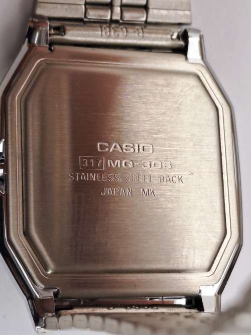 Vintage Newold stock Casio 317 MQ-306 Quartz watch still in box -need Battery