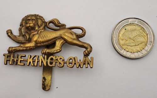 WW2 Kings Own Royal Lancaster Kings Own Royal Lancaster Regiment King`s Cap Badge