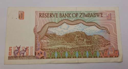 1997 Zimbabwe 5 Dollars