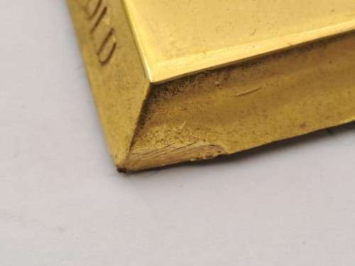 Collectable  .999 Gold Bar (Gold Plated) presented by JHB Mining Co. No ME29 -see description