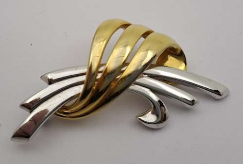 Vintage Brooch by Monet 62x33mm