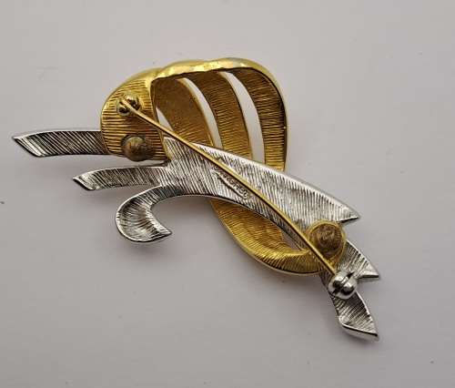 Vintage Brooch by Monet 62x33mm
