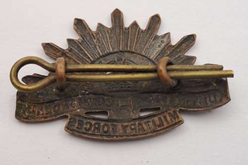 Vintage Australian Commonwealth Military Forces Badge 40x28mm