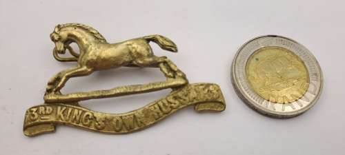 3rd Kings own Hussars badge 55x32mm