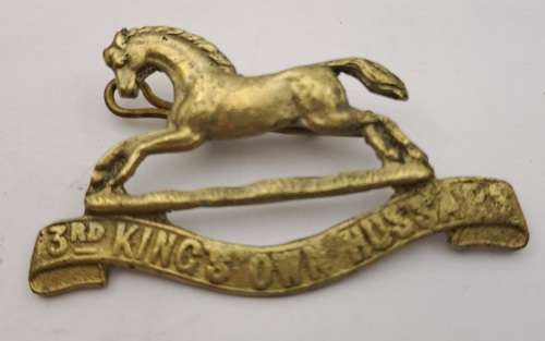 3rd Kings own Hussars badge 55x32mm