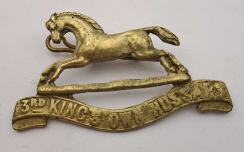 3rd Kings own Hussars badge 55x32mm
