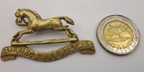3rd Kings own Hussars badge 55x32mm