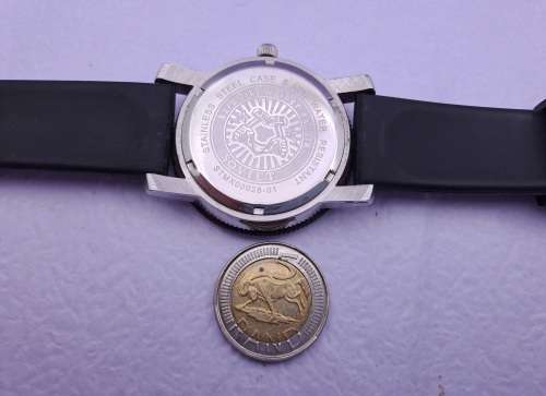 Soviet STMX00028-01 -5 ATM quartz watch with Silicon strap -Working-Unused