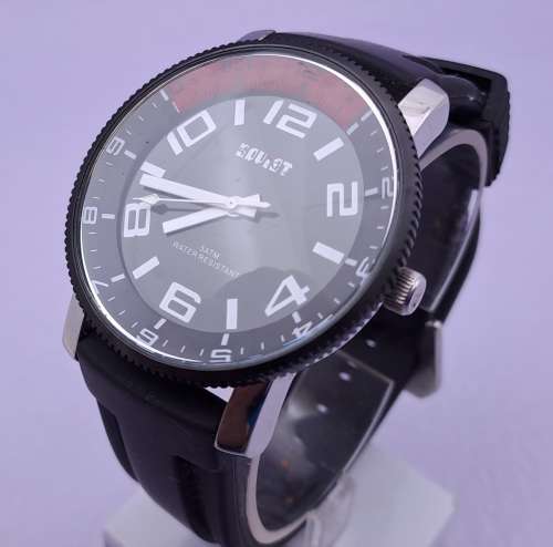 Soviet STMX00028-01 -5 ATM quartz watch with Silicon strap -Working-Unused