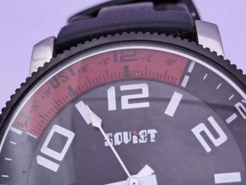Soviet STMX00028-01 -5 ATM quartz watch with Silicon strap -Working-Unused