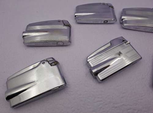 6 x Ronson Lighters (5x 1940/1950`s Varaflame Lighters) all need service or repairs