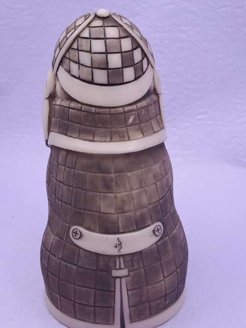 Collectable John Biccard collection The Baron Whimsical Figurine (Crushed Marble) Heavy