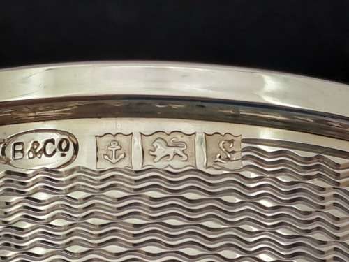 Pair of Vintage 1967&1968 Hallmarked STERLING SILVER napkin Rings Boxed-Engraved