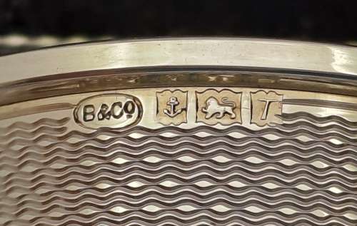 Pair of Vintage 1967&1968 Hallmarked STERLING SILVER napkin Rings Boxed-Engraved