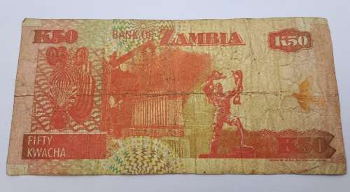 1992  Zambia 50 Kwacha