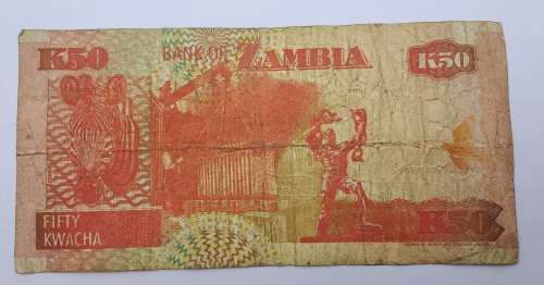 1992  Zambia 50 Kwacha