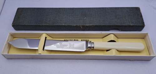 Vintage Cake Knife by Westall Richardson Cavendish works Sheffield England -In Box