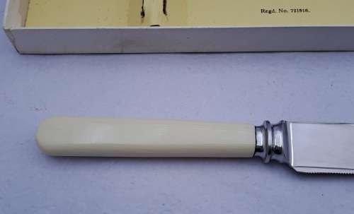Vintage Cake Knife by Westall Richardson Cavendish works Sheffield England -In Box