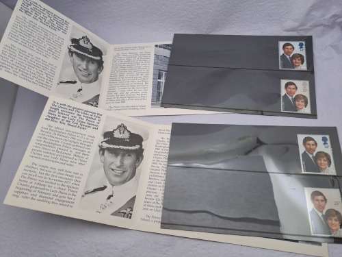 29 July 1981 British Post Office Mint Stamps -Royal wedding (2 sets)