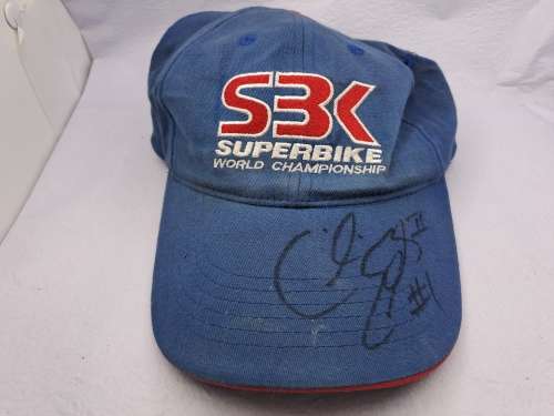 Signed by Colin Edwards  a Original Superbike World Championship Baseball Cap