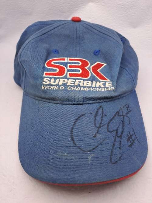 Signed by Colin Edwards  a Original Superbike World Championship Baseball Cap