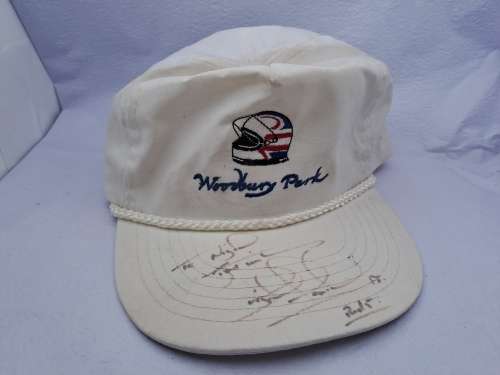 Signed by Nigel Mansell  woodbury park Beechfield Baseball Cap