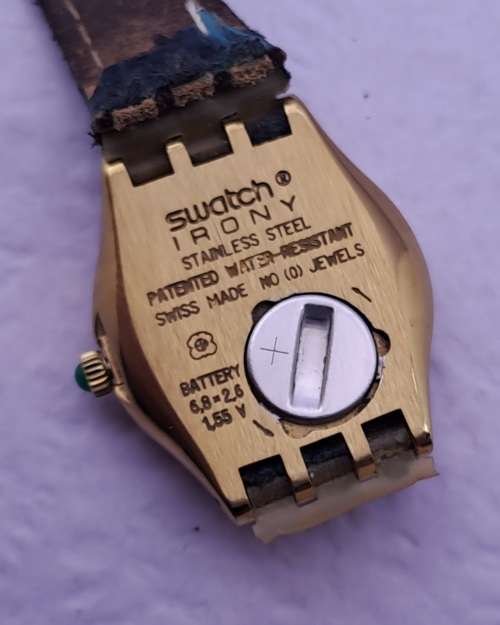 Swiss Swatch IRONY AG 1995 watch need a new strap - Working