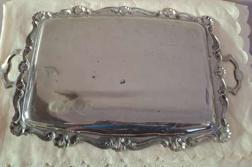 5 pc Antique /Vintage EPNS silver plated set Tray,Coffee pot, Teapot sugar bowl and Creamer