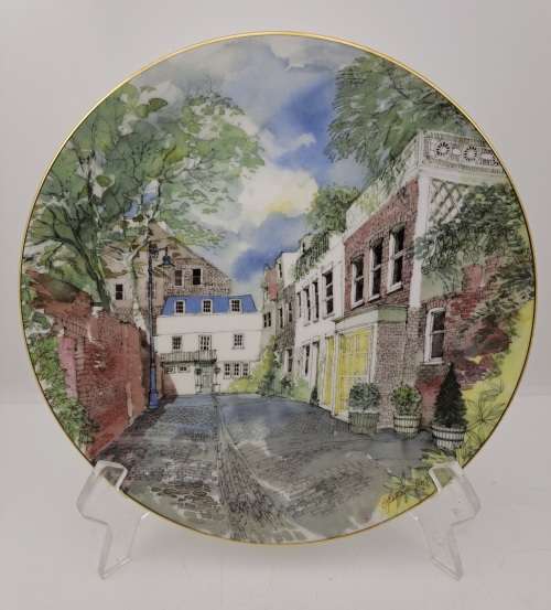 1986 Vintage Royal Doulton SECRET LONDON The Mews Plate 210mm