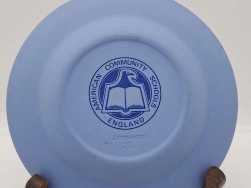 Small Vintage Wedgwood Plate America Community Schools Heywood House -England 112mm