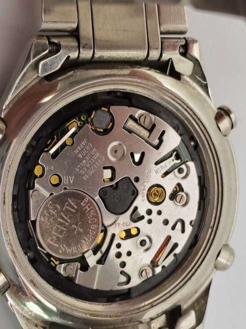 Pre-owned Citizen Promaster WR200 Alarm Chronograph Mens Quartz watch -Working