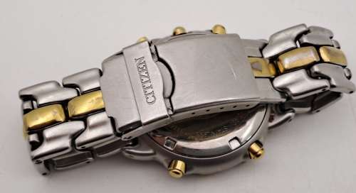Pre-owned Citizen Promaster WR200 Alarm Chronograph Mens Quartz watch -Working