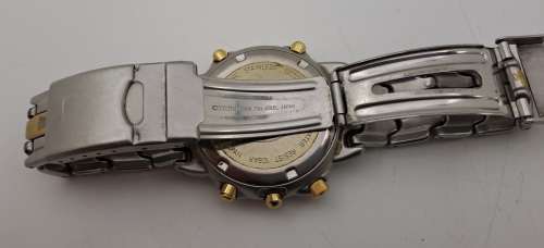 Pre-owned Citizen Promaster WR200 Alarm Chronograph Mens Quartz watch -Working