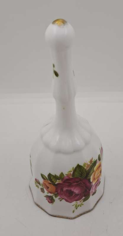 Vintage Fine Bone China COTTAGE ROSE Bell 140x62mm