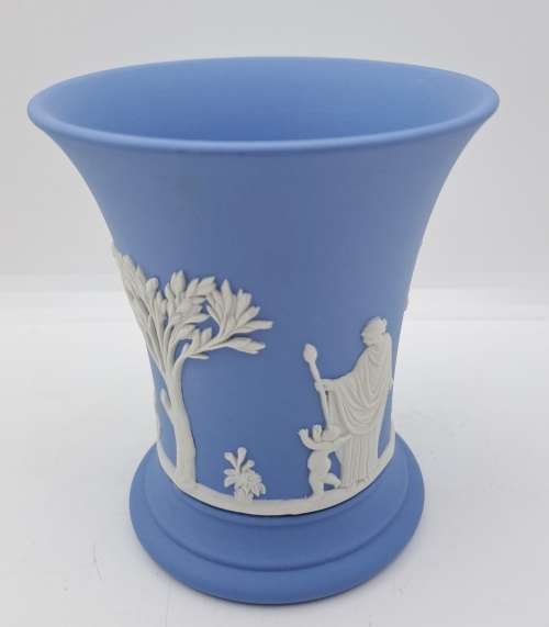 Vintage Wedgwood Jasper Vase 98x97mm