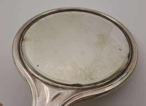 4 pc 1910 Hallmarked Sterling .925 Silver Vanity set by Samuel M.Levi-Berlingham