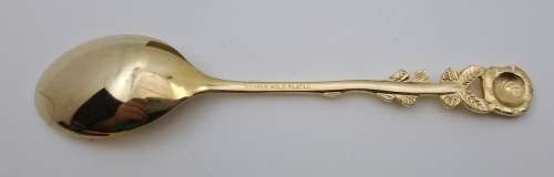 6 x 24ct Gold Plated Eetrite Braber Teaspoons still in Box 130mm