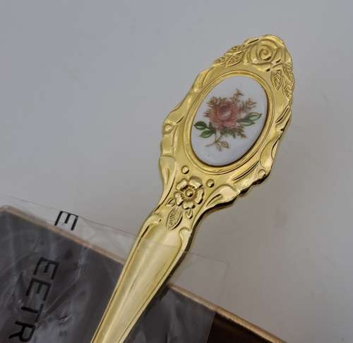 24ct Gold Plated Eetrite Cake Server still in box 225mm (Nice with Royal Albert)