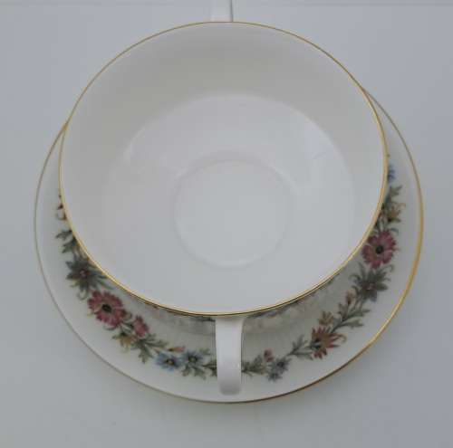 Vintage Paragon BELINDA Stoke-on-Trent Soup Coupe with saucers -By Appointment to the Queen