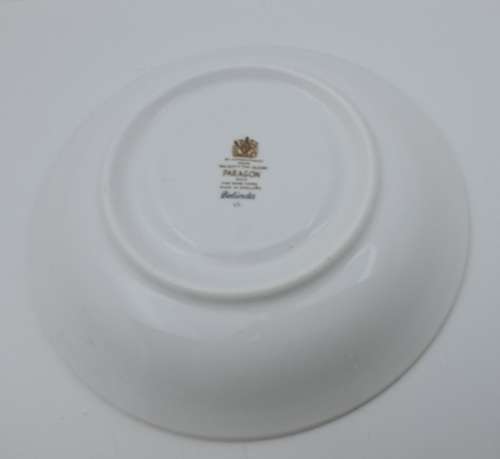 Vintage Paragon BELINDA Stoke-on-Trent Soup Coupe with saucers -By Appointment to the Queen